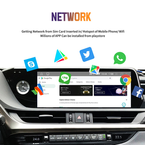 Reproductor Multimedia para Auto con Android 10.0, GPS y CarPlay para <span class=keywords><strong>Lexus</strong></span> <span class=keywords><strong>UX</strong></span> 2019-, Estéreo para Auto con Pantalla Táctil de 10.25'' - Product Image 4