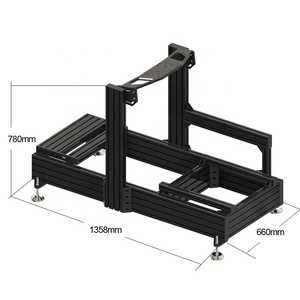 Uçuş ve yarış için çift simülatör uçak dereceli alüminyum modüler tasarım spor eğlence için kolay anahtar tekerlekler Yokes için - Product Image 6