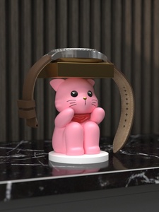 Astronaut Kung Fu แท่นชาร์จเรซินสำหรับแมวนำโชคแท่นวางสำหรับเก็บของนาฬิกา GT4แท่นชาร์จรูปปั้นรักสินค้างานฝีมือทำจากเรซิน - Product Image 2