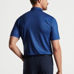 Polo de Golf Personalizable para Hombre, Ligero, Tejido, Vibrante, Estilo Retro, con Protección Solar SPF50, de Spandex, de Alta Calidad - Product Image 2