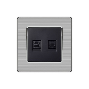 Sran — prise murale <span class=keywords><strong>Standard</strong></span>, téléphone, ordinateur de bureau et de données, 16A, ue/UK, <span class=keywords><strong>Tel</strong></span> + données, 50/60hz - Product Image 1