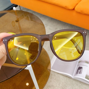 <b>Sunglasses</b> <b>Rectangle</b> Full Rim UV400 Brown Women Summer Fashion - Product Image 2