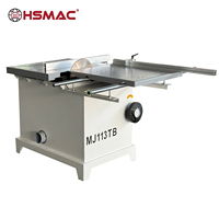 Mini scie horizontale multifonctionnelle à table coulissante Scie à panneaux Moteur 4KW Machine automatique de haute précision pour le bois dur