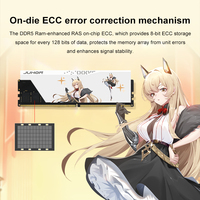 JUHOR DDR5 6000MHz 32GB 16GB*2 ECC RAM 1.4V CL34 Hynix Desktop Stock Overclocking High Performance 3-Year Warranty RoHS