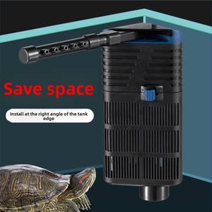 Petit <span class=keywords><strong>filtre</strong></span> <span class=keywords><strong>d</strong></span>'<span class=keywords><strong>aquarium</strong></span> mural intégré avec filtration à <span class=keywords><strong>angle</strong></span> droit, faible bruit, 220V, <span class=keywords><strong>pour</strong></span> aquariums de tortues - Product Image 3