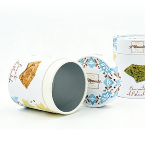 Tubos de Papel Cilíndricos Redondos Innovadores y Ecológicos de Alta Calidad con Logotipos de Marca Personalizados para Frutos Secos y Otros Alimentos - Product Image 3
