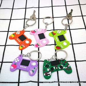 Porte-clés Manette de Jeu en Acier Inoxydable et Caoutchouc PVC Souple Écologique et Durable, 26 Couleurs, pour Fêtes Thème Jeux Vidéo - Product Image 5