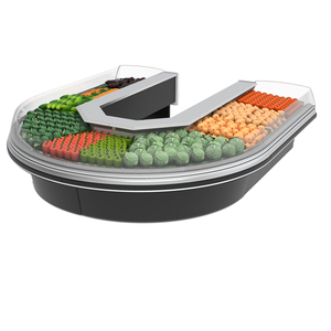 <span class=keywords><strong>Boucherie</strong></span> d'angle Présentoir à viande ouvert Congélateur à viande Présentoir Réfrigérateur Vitrine Comptoir - Product Image 5