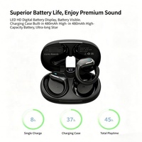 Écouteurs intra-auriculaires sans fil True Wireless pour la randonnée, ajustement confortable, sportifs, avec puce JL 5.3 LED, étanchéité IPX5, son haute fidélité