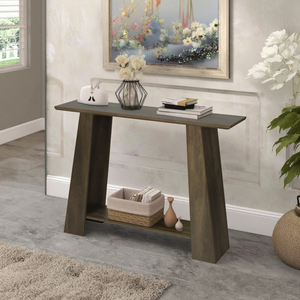 Hiện đại 2-Tier mở lưu trữ gỗ giao diện điều khiển Bảng hẹp dài sofa bảng cho Nhập hội thảo nhà bếp khách sạn tiền sảnh phòng khách - Product Image 4