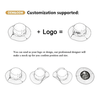 Chapeau Bob en Coton Lavé Personnalisable avec Logo – Protection UV Respirante et Ajustable pour Pêcheur et Activités de Plein Air