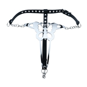 FISTSX 304 Arnés BDSM de Acero Inoxidable, Pantalones de Castidad Femeninos, Pantalones Metálicos, Juguetes Sexuales Fetichistas, Equipo de Bondage para Mujeres - Product Image 6