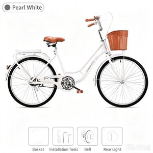 Vélos pour femmes de <span class=keywords><strong>24</strong></span> et 26 <span class=keywords><strong>pouces</strong></span>, vélo de <span class=keywords><strong>ville</strong></span>, vélo pour <span class=keywords><strong>femme</strong></span>, vélo urbain rétro, vélo polyvalent pour femmes, vélo hybride cruiser - Product Image 4