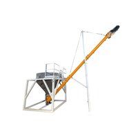 Système de silo à ciment compact et portable de 1 à 3 m³ avec contrôle de la poussière intégré et chargement rapide pour centrale à béton mobile