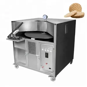 中国煎饼面包面包旋转面包机专业玉米粉圆饼烘焙机