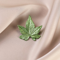 Bros Pin Bunga Tanaman Hijau Anti-Exposure, Dapat Disesuaikan, Multifungsi, Mewah, Elegan, Premium untuk Setelan Jas