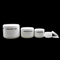 Luxus 10ml 20ml 50ml 100ml 150ml 250ml Kosmetik Plastik Creme Glas Weiß Klar Rosa Gelb Grün Augencreme Kunststoff Verpackung