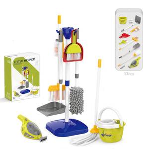 Jeu <span class=keywords><strong>de</strong></span> simulation éducatif pour enfants : Kit d'outils <span class=keywords><strong>de</strong></span> nettoyage détachable DIY pour tout-petits, avec balai et serpillière – Cadeau idéal - Product Image 4