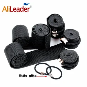 AliLeader-bandas elásticas para hacer pelucas, tela de poliéster, 1,5 cm, 2,0 cm, 2,5 cm, 3,0 cm, 3,5 cm