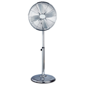 Hot selling home height adjustable stand solar fan electric pedestal stand solar floor fan