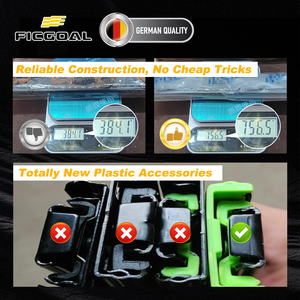 Ficgoal thép mạ kẽm 3 lần mềm đóng ẩn undermount trượt cho đồ nội thất nhà bếp phần cứng Kính thiên văn ngăn kéo Runner - Product Image 4