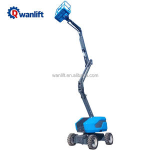 מעלית הרמה מפרקית קטנה מתוצרת סין, דגם Genie JLG ניידת, 12~56 מטר, דיזל הידראולי, עם במת הרמה טלסקופית, לעבודות בנייה ומספנות. - Product Image 3