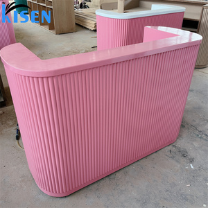 Mostrador de Recepción Pequeño Kisen para Salón de Belleza, Mueble de Recepción, Mostrador de Caja, Mesa de Recepción para Oficina - Product Image 6