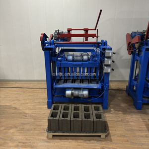 Đa chức năng 4-35 có thể sản xuất gạch lát, gạch rỗng, gạch đặc, vv Máy làm gạch bán tự động, - Product Image 2