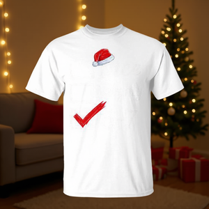 T-shirt à motif de Noël amusant pour garçons de 6 à 7 ans, en tissu tri-mélange, design festif - Product Image 3