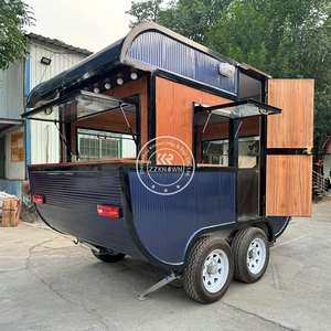 Carritos de Comida Móviles 2025, Remolque de Comida con Hielo para la Venta, Remolque de Comida Rápida para Hot Dogs - Product Image 1