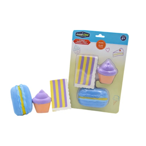 Lot de 3 craies de trottoir en forme de nourriture (pizza, frites, hot-dog) pour extérieur, vente en gros, lavables et sans poussière - Product Image 3
