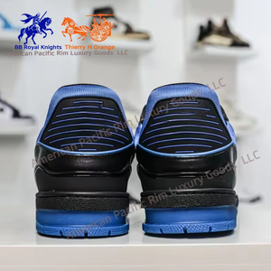 Chaussures de sport de luxe décontractées pour hommes, style course et marche, en cuir véritable, collection 2024 - Product Image 4