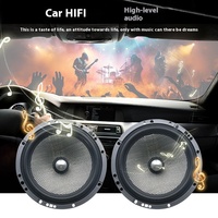 Set Speaker Audio mobil 165mm 2 arah 6.5 inci, Stereo mobil tahan korosi untuk modifikasi Interior mobil