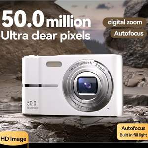 Caméra compacte 50MP 4K Ultra HD avec zoom numérique 16X, mini caméscope de poche pour étudiants, débutants et voyages - Product Image 5