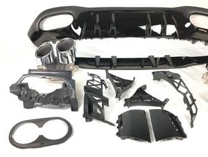 Difusor trasero directo de fábrica con tubo de escape para Mercedes Benz Hatchback A CLASS W177 actualización a estilo A45 AMG - Product Image 4