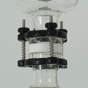 وعاء تفاعل زجاجي مزدوج الطبقات من البوروسيليكات العالي سعة 50 لتر من يانغماي مع تحكم دقيق في درجة الحرارة بمحرك كهربائي 220 فولت 370 واط - Product Image 5