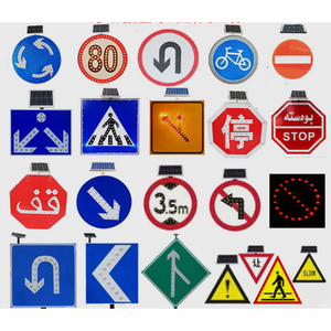 Nhà máy nhôm LED năng lượng mặt trời bảng hiệu giao thông ngoài trời cảnh báo ánh sáng mũi tên cho quản lý giao thông - Product Image 4