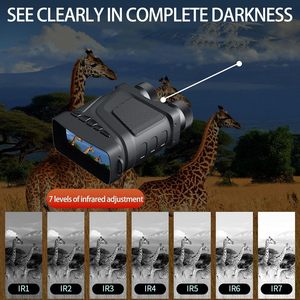 Promotion Usine : Jumelles R12 à Double Tube avec <span class=keywords><strong>Caméra</strong></span> <span class=keywords><strong>de</strong></span> Vision Nocturne Infrarouge FULL HD, Zoom Numérique 10X, Utilisation Jour/Nuit pour la <span class=keywords><strong>Chasse</strong></span> <span class=keywords><strong>en</strong></span> Extérieur - Product Image 6