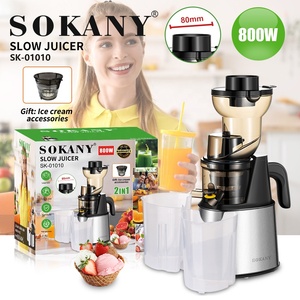 Sokany Máy ép trái cây đầy đủ điện máy ép trái cây Máy ép trái cây chậm - Product Image 4