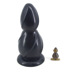 FAAK Hot Sale Big Size Plastic Gourd Model Huge Anal Plug Silicone <b>Dildo</b> with Suction Cup for Women Masturbation - Product Image 2