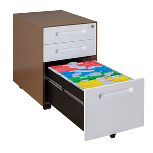 Office Furniture Multi Function Metal 3 Drawer Mobile File Cabinet
