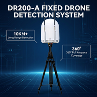 Sistema Fijo de Detección de Drones con Alcance de 10KM, Detector de Señales de UAV de Banda Completa para la Seguridad de Infraestructuras Críticas