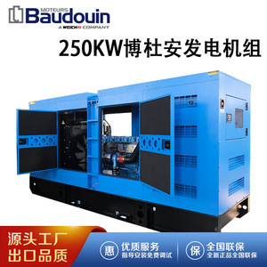 Grupo Electrógeno Diésel Baudouin de 250 kW TPD250B5, Resistente a la Lluvia, Bajo Nivel de Ruido, 400/230 V, 50 Hz, 1500 rpm - Product Image 4