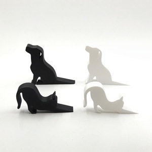 Décoration murale en métal pour chiens, chats, chevaux, cerfs – Art abstrait pour entrée, armoires et boîtes - Product Image 3