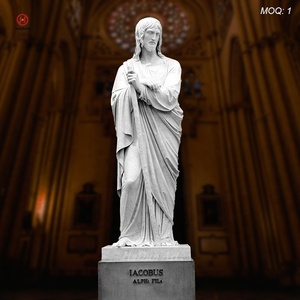 Escultura <span class=keywords><strong>de</strong></span> San Judas Tadeo <span class=keywords><strong>de</strong></span> Mármol Blanco <span class=keywords><strong>de</strong></span> Tamaño Real Personalizada, Estatua <span class=keywords><strong>de</strong></span> los Doce <span class=keywords><strong>Apóstoles</strong></span> <span class=keywords><strong>de</strong></span> <span class=keywords><strong>Jesús</strong></span> - Product Image 1