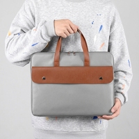 Sac d'ordinateur portable léger et élégant HAIBOWY, nouvelle conception, imperméable en nylon, pour usage professionnel.