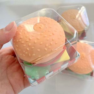 Juguete Antiestrés de Hamburguesa Blanda al por Mayor, Novedad, Bolas Blandas de Hamburguesa con Relleno de Harina de Retorno Lento - Product Image 3