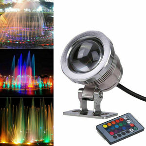 Projecteur LED RGB étanche 10W, ampoule de jardin extérieure, lampes de piscine colorées - Product Image 5
