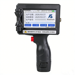 Imprimante jet d'encre portable Aisomark à <span class=keywords><strong>prix</strong></span> d'usine, 12,7 mm, encre à séchage rapide pour date, numéro de lot, logo, code QR - Product Image 6