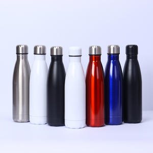 500ml Stainless Steel Eco-Friendly Water Bottle <b>Double</b>-<b>Walled</b> Vacuum Insulated Sweat-Proof Travel Outdoor Camping Lid Drink - Product Image 5